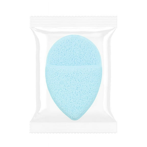 Namzi Face Scrubber Exfoliator, Facial Sponges for Face Wash, Reusable Makeup Remover Exfoliating Pads,2 Pack,Blue,A27