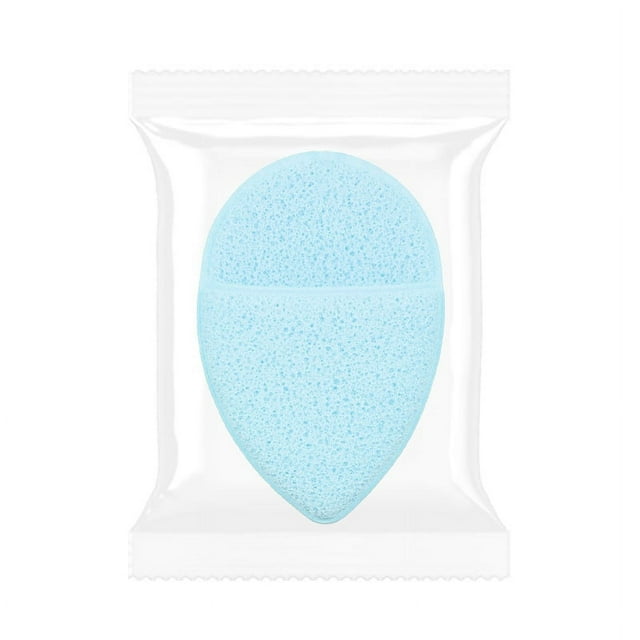Nvzi Exfoliante facial, esponjas faciales para lavado facial, almohadillas exfoliantes desmaquillantes reutilizables, paquete de 5, azul, A27