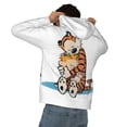 thumbnail image 5 of Calvin And Hobbes Men's Hoodie With Color Drawstrings Sweatshirt Hooded Pullover Print Winter Coat Jacket Medium, 5 of 9