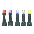 thumbnail image 1 of Vickerman Vickerman 50 Light Solar Stake Light Set. Features 50 Multicolor Wide Angle LED Lights on Green WireSteady Solar Powered 3" Bulb Spacing 10' Lead Wire, 1 of 1