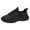 Black, variant on WEAIXIMIUNG Women's Sneakers Size 8 1/2 Women Sneakers Fashionable New Pattern Solid Color Mesh Breathable and Comfortable Summer Casual Shoes