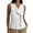 White, variant on Women's Cotton Linen Tank Tops V Neck Sleeveless Blouse 2026 Summer Casual Button down Collared Vest Shirts by Yigetop Beige L