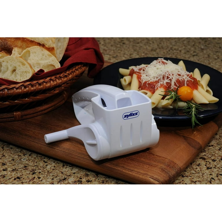 Zyliss Original Cheese Grater - White, 1 Each, Plastic Handle with Steel  Crank 