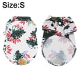 thumbnail image 2 of Camisas hawaianas para perros, camisa para perros, camisa fresca de verano para mascotas, camisa de piña con flores para cachorros pequeños a medianos, perros y gatos, 2 of 7