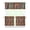 Dinosaur, variant on Boho Mushroom Kitchen Curtains 3 Pack - Vintage Mushroom & Fairy Tale Mushroom Design - 54x18 Valance + 2x27.5x24 Tier Curtains for Small Windows