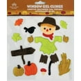 thumbnail image 5 of Serafina Home Fall Gel Window Clings: Hello Fall Pumpkins Sunflowers Scarecrow Leaves Thanksgiving Decorations for Home Office Windows Mirrors and More, 5 of 5