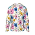 thumbnail image 2 of Lsque Rose Flowers UPF 50+ Lightweight Sun Protection Men's Women's Long Sleeve Shirt, Hoodie Performance -Medium, 2 of 9