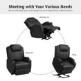 Costway Electric Lift Power Recliner Chair Heated Massage Sofa Lounge w