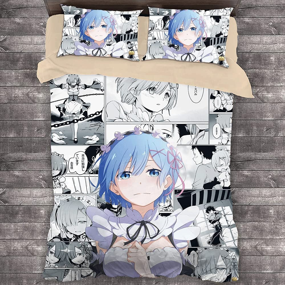 Re:Life in a different world from zero Series/Rem/3pcs Anime Duvet Cover Set /3pcs bedding/Soft and Breathable/with Pillowcase, Duvet Cover (Without Quilt)/ Suitable for Christmas, Easter gift | Walmart Canada Re:Life in a different world from zero Series/Rem/3pcs Anime Duvet Cover Set /3pcs bedding/Soft and Breathable/with Pillowcase, Duvet Cover (Without Quilt)/ Suitable for Christmas, Easter gift | Walmart Canada