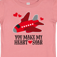 thumbnail image 4 of Inktastic Valentines Day Airplane Hearts Boys or Girls Baby T-Shirt, 4 of 5
