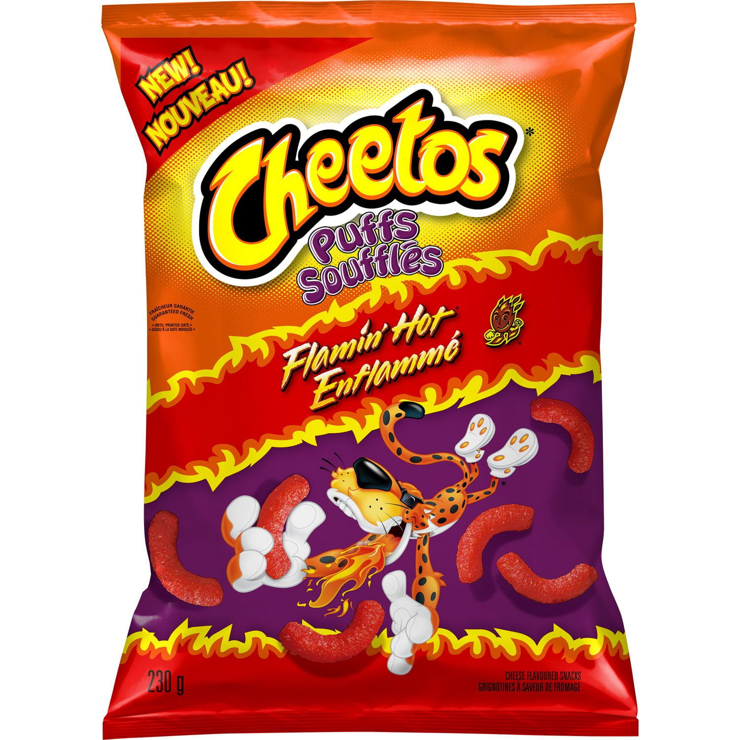 Cheetos Puffs Flamin' Hot Cheese Flavored Snacks, Oz