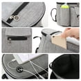thumbnail image 2 of YOPTOP Stroller Organizer Large Capacity Pram Buggy Storage Bag Multi Compartment Pram Bag Mummy Shoulder Bag with Mobile Phone Pocket Shoulder Strap for Carrying Diaper Toys Snacks Bott,gray,1pcs, 2 of 7