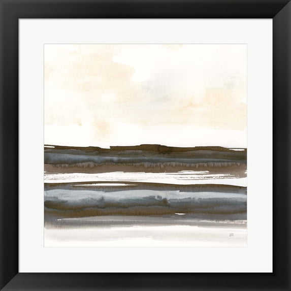Great Art Now Natural Stripes I by Chris Paschke, Framed Wall Art, 19.5W x 19.5H