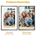 thumbnail image 2 of Moclever Wall Gallery Photo Frame, 2Pcs 16x24in Picture Frames for Horizontal Vertical Wall Mounted, Black, 2 of 12