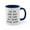 Navy, variant on Aunt Gifts Two-Tone 11oz Mug Im the aunt who can turn any frown upside down