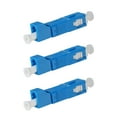 thumbnail image 1 of 3 Pack SC to LC Adapter,SC Male to LC Female Hybrid Flange Single Mode 9/125 Optical Fiber Adapter Connector, Optical, 1 of 5