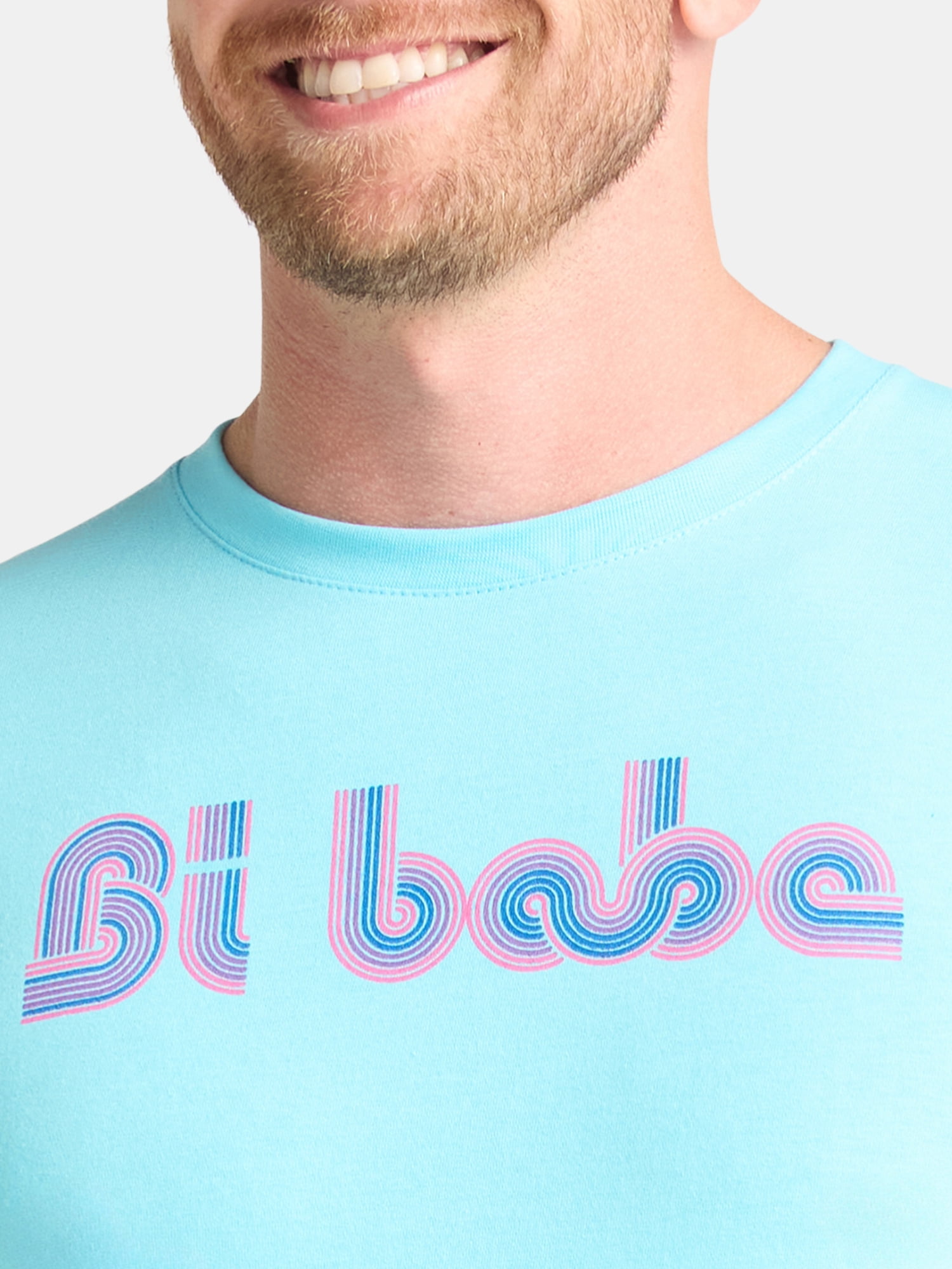 Pride The Phluid Project All Gender Bi Babe Graphic Tee Shirt, Men’s Sizes XS-3XL