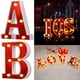 thumbnail image 2 of Luz LED de noche con letras en inglés para decoración de pared, marquesina roja con letras del alfabeto, lámpara para el hogar, Club, interior, exterior, fiesta de Navidad, boda, 26, 2 of 4