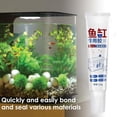 thumbnail image 2 of Fish Tank Sealant 120g Transparent Fish Tank Glue Clear Silicone Sealants Safe Glue Adhesive Rapid Curing Sealers Blocks Leaks for Sink Bathtub Wall Tile Floor Aquarium, 2 of 8