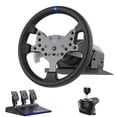 thumbnail image 1 of Volante de carreras PXN V99 de 11,8" con force feedback, pedales y palanca de cambios, 1 of 7