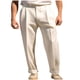 thumbnail image 2 of Pantalones largos para hombre, lisos, informales, con múltiples bolsillos y botones, para exteriores, rectos, para fitness, cargo, poliéster, 2 of 6