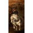 thumbnail image 2 of Piotr Michałowski 11x18 Black Ornate Wood Framed Double Matted Museum Art Print Titled - Artillerist&nbsp;On Horseback (1834-1835), 2 of 5