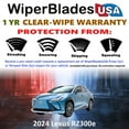 thumbnail image 2 of 2024 Lexus RZ300e Beam Wiper Blades Wipers w/1yr Warranty (Set of 2) (WiperBladesUSA), 2 of 5