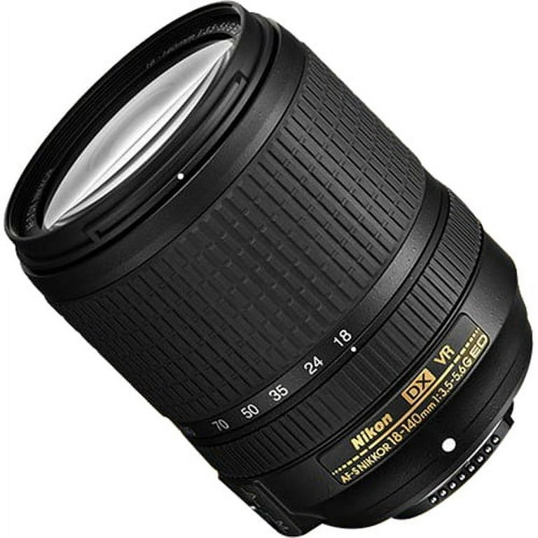 Nikon Nikkor AF-S DX 18-140mm f/3.5-5.6G ED VR Telephoto and Wide Angle  Zoom Lens