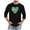 Black, variant on SBYOJLPB Men's Fashion Printing Round Neck Casual 3/4Sleeve Blouses Shirts Leisure TimeTops