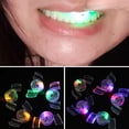 thumbnail image 3 of Wmool Flashing Led Light Up Mouth Braces Piece Glow Tth For Hallown Rave T3R△, 3 of 8