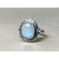 thumbnail image 2 of Heaven Crafts Rainbow Moonstone Ring 925 Sterling Silver Handmade June Birthstone Gift For Her, 2 of 6