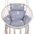 thumbnail image 3 of Imountek Egg Chair Cushion with Headrest Soft Hollow Cotton Hanging Basket Swing Chair Pad Removable Washable Cover for Backyard Deck, 3 of 10