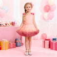 thumbnail image 2 of Gubotare Toddler Tutu Dress Toddler Girls Sparkle Butterfly Dress Mesh Sleeve Birthday Formal Wedding Pageant Party Tulle Tutu Dresses 4T 5T (Pink,4-5 Years), 2 of 4