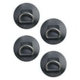 thumbnail image 1 of 4 parches de anillo en D con hebillas de acero inoxidable resistentes y almohadilla para anillo en D para remo. negro, 1 of 9