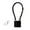 Black, variant on MELIVO Bike Lock,7.87" Bike Lock with Key,Opening Steel Cable Bicycle Lock Scooter Locks Anti Theft,Black