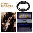 thumbnail image 3 of OULII 1Pack Guitar Cable 117.9in for Electric Guitar with Connectors, 3 of 8