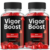 Vigor Boost Gummies, Advanced Formula, VigorBoost Supplement All Natural Formula, Maximum Strength (2 Pack)