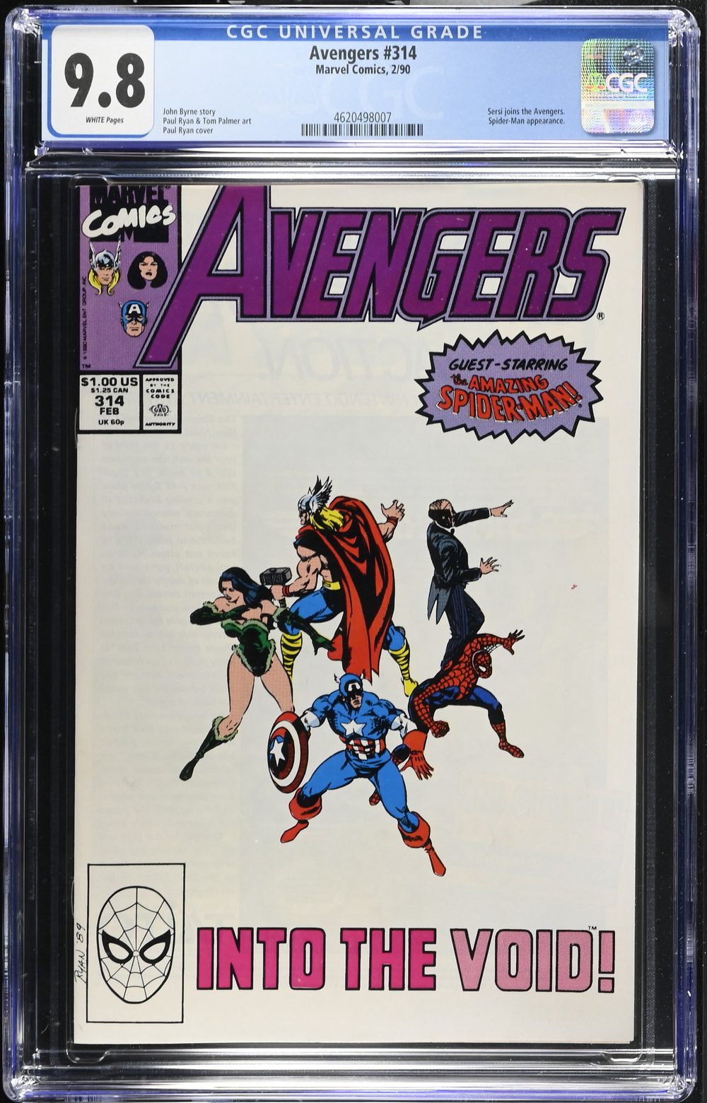 Cover of The Avengers #314