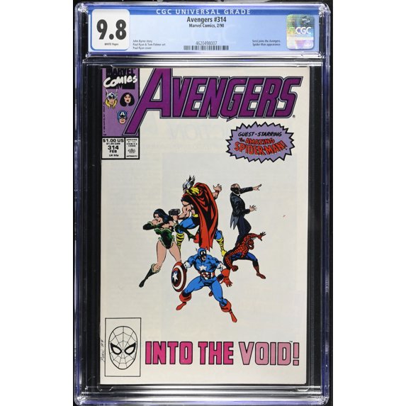 Avengers #314 - CGC 9.8 Comic Book