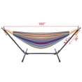 thumbnail image 4 of Portable Outdoor Hammock with Steel Stand and Carry Bag, 250lbs Capacity, 4 of 7