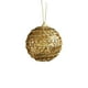 thumbnail image 2 of Golden Glitter Christmas Ball Ornaments Hanging Decorations for Holiday Tree Party Festive Arrangements Shiny Sphere Baubles Xmas Decor, 2 of 6