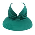 thumbnail image 2 of Gorra de verano con visera para mujer y niña, con protección solar, informal, para viajes, playa y ciclismo Verde, 2 of 8