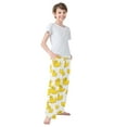 thumbnail image 4 of FORMRS Kids Pajama Pants with Pockets Size 6-8Y Boys Lounge Sleep Bottoms, Yellow Rubber Ducks, 4 of 8