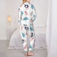 thumbnail image 3 of Pajamas for Women Set - Jellyfish Devilfish Whale Comfy Long Sleeve Button Up Pajama Sets for Women 2 Piece, Soft Sleepwear Nightwear Pjs Lounge Sets for Women with Pockets, 3 of 6