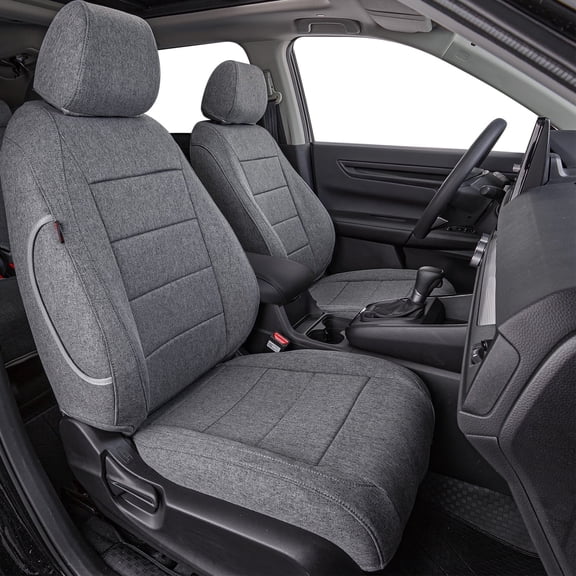coverdream Full Set CRV Seat Covers Custom Fit for 2023 2024 2025 2026 Honda CR-V LX,EX,EXL,Hybrid,Sport Series,Trailsport - (Gray,Full Set)