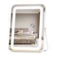 thumbnail image 1 of Gymax 16'' x 12'' 3-Color LED Vanity Mirror 360° Rotation Dimmable Touch Control White, 1 of 9