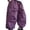 V136-Purple, variant on WhouRiu Girls Casual Cargo Pants Solid Color Elastic Waist Baggy Pants Kids Comfortable Versatile Daily Trousers With Pockets,8-10 Years