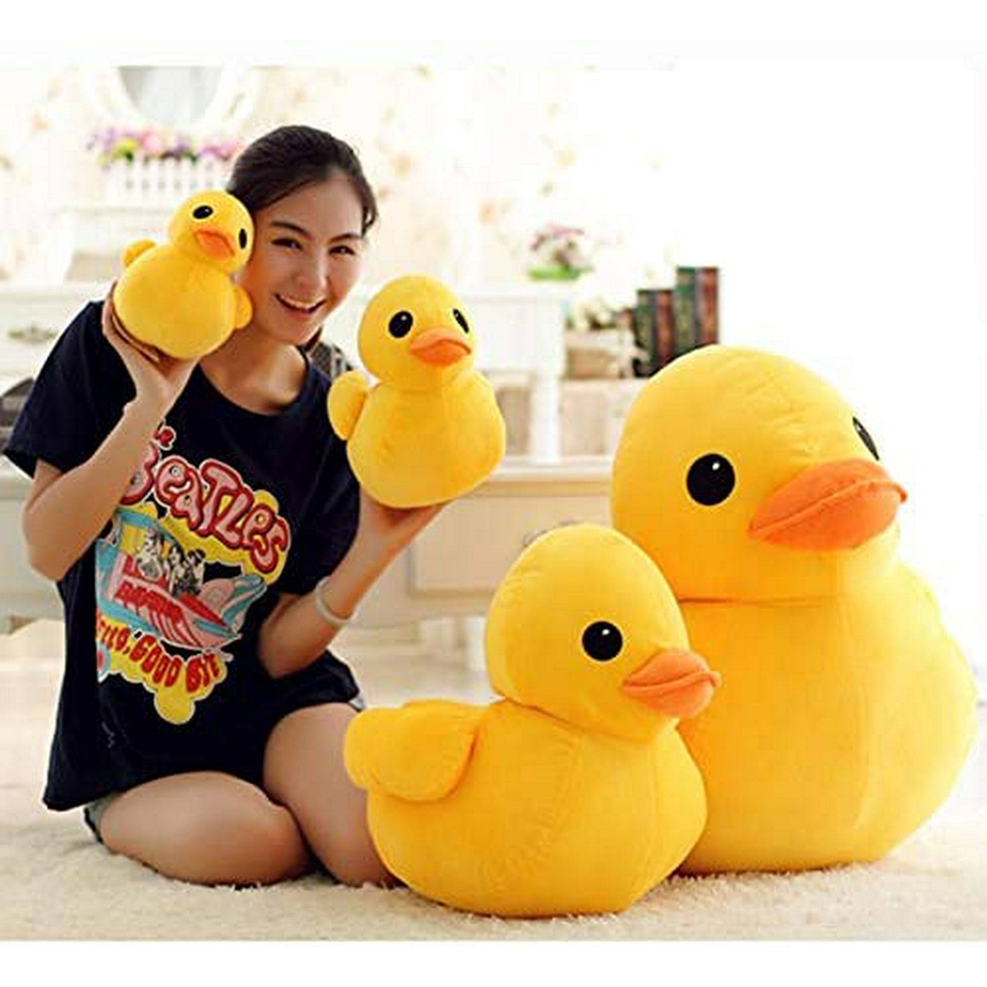 Giant Yellow Duck Stuffed Animal Plush Soft Toys Cute Doll One Piece 12 inch Walmart