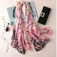 thumbnail image 3 of Silk Scarf 100% Mulberry Silk Fashion Scarves Long Lightweight Shawl Wrap, 3 of 7