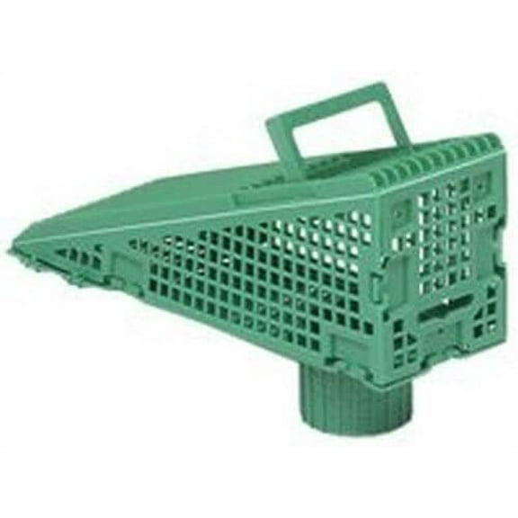 Thermwell Wedge Downspout Screen - Downspout Gutter Guard - 12 Pack, Green